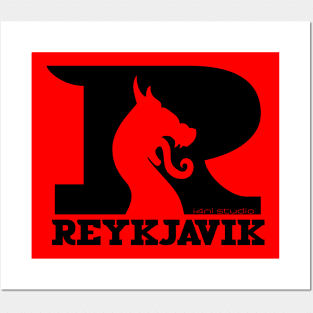 Viking Dragon of Reykjavik, Iceland Posters and Art